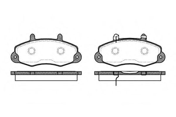 Гальмівні колодки дискові BREMBO арт. 239102