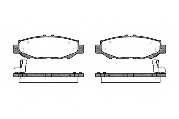 Гальмівні колодки дискові BREMBO арт. 242404