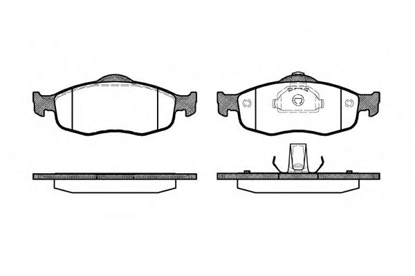 Гальмівні колодки дискові BREMBO арт. 243200