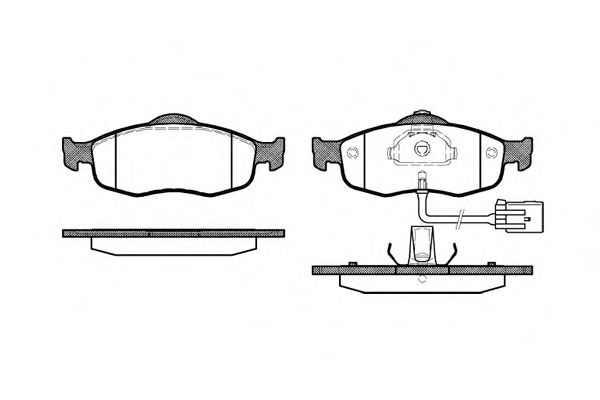 Гальмівні колодки дискові BREMBO арт. 243202