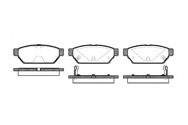 Гальмівні колодки дискові JAPANPARTS арт. 244002