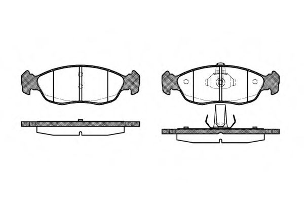 Гальмівні колодки дискові BREMBO арт. 246110