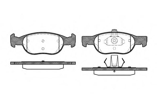 Гальмівні колодки дискові BREMBO арт. 258820