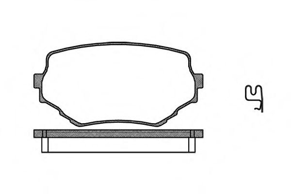 Гальмівні колодки дискові JAPANPARTS арт. 259402