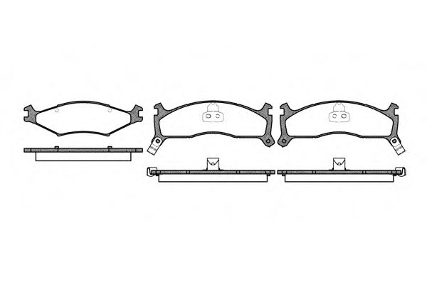 Гальмівні колодки дискові JAPANPARTS арт. 260002