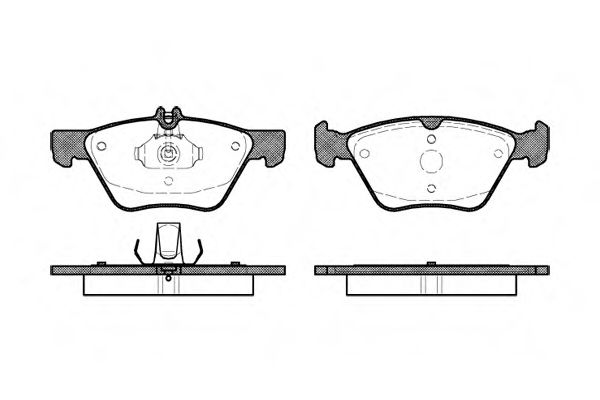 Гальмівні колодки дискові BREMBO арт. 260100