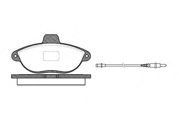 Гальмівні колодки дискові BOSCH арт. 260202