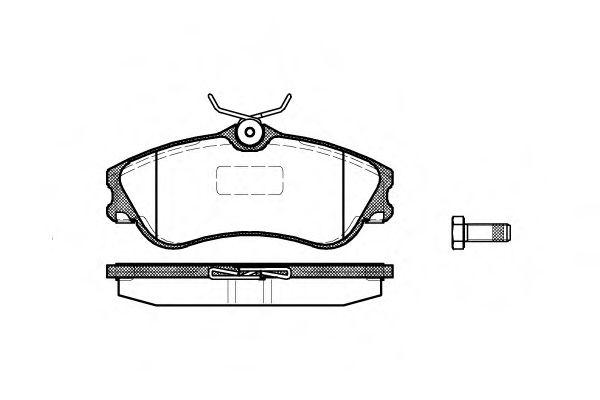 Гальмівні колодки дискові BREMBO арт. 263400