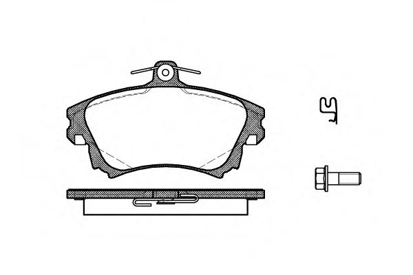 Гальмівні колодки дискові BREMBO арт. 270802