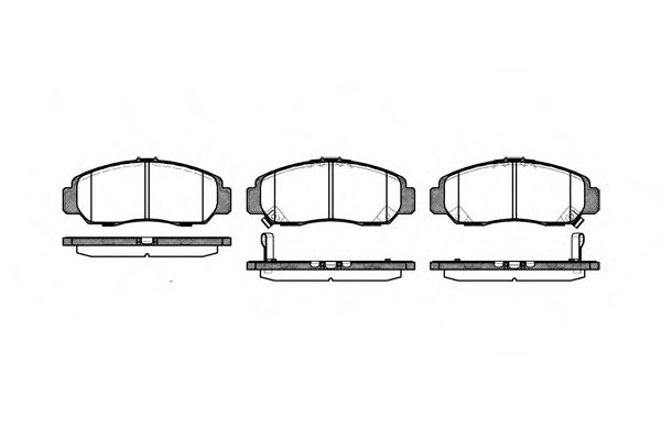 Гальмівні колодки дискові TOKO CARS арт. 274712