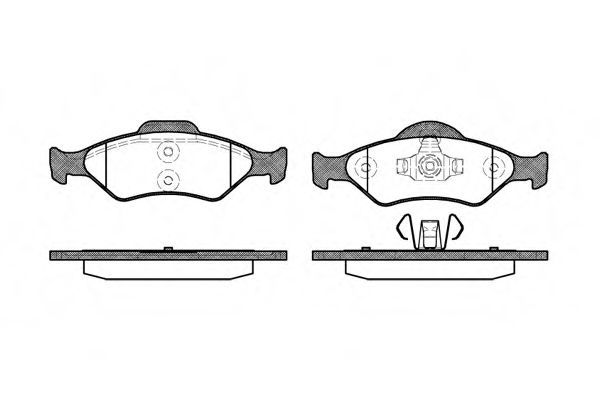 Гальмівні колодки дискові BREMBO арт. 276500