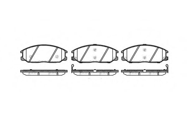 Гальмівні колодки дискові TOKO CARS арт. 277112