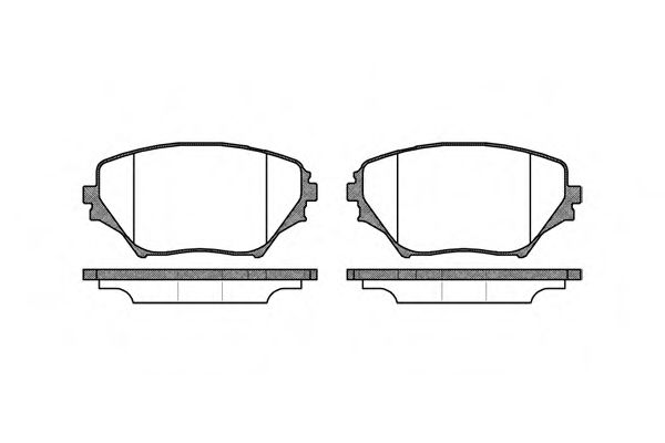 Гальмівні колодки дискові TOKO CARS арт. 281300