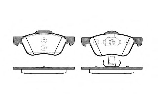 Гальмівні колодки дискові BREMBO арт. 284400