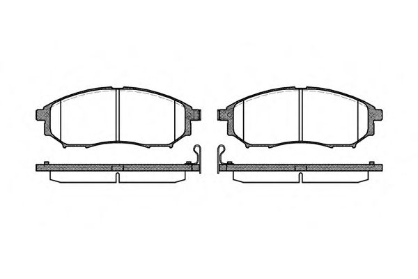 Гальмівні колодки дискові TOKO CARS арт. 285214