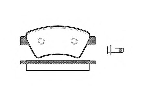 Гальмівні колодки дискові FRICTION MASTER арт. 297610