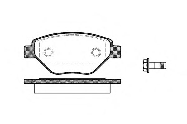 Гальмівні колодки дискові BREMBO арт. 297700