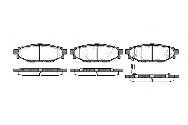 Гальмівні колодки дискові JAPANPARTS арт. 2113601