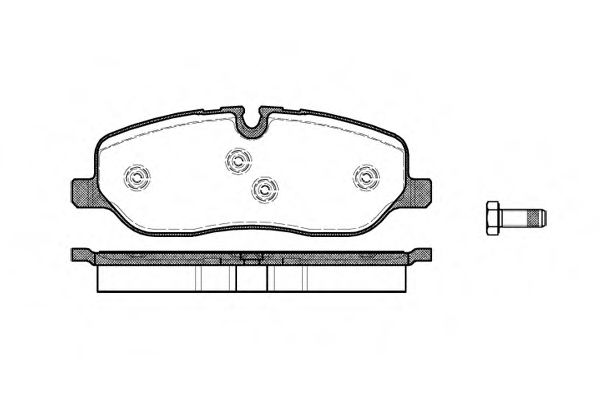 Гальмівні колодки дискові BREMBO арт. 2115800