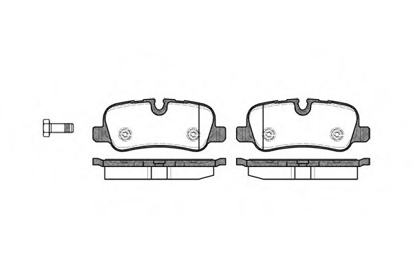 Гальмівні колодки дискові BREMBO арт. 2115900