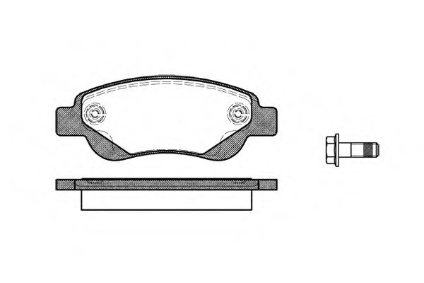 Гальмівні колодки дискові JAPANPARTS арт. 2117700