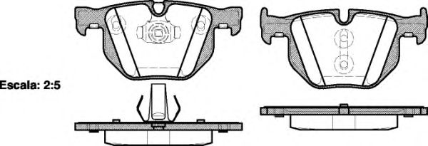 Гальмівні колодки дискові BREMBO арт. 238161