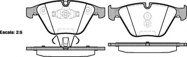 Гальмівні колодки дискові BREMBO арт. 285710