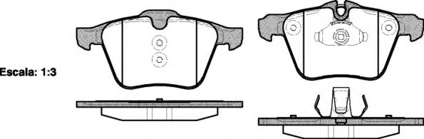 Гальмівні колодки дискові BREMBO арт. 2121700