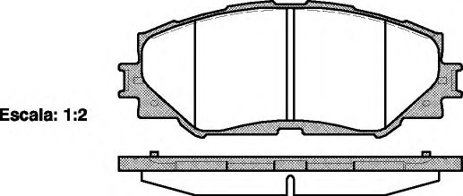 Гальмівні колодки дискові FRICTION MASTER арт. 2123200