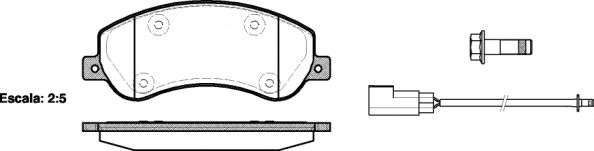 колодки гальмівні передні Ford HELLAPAGID арт. 2125002