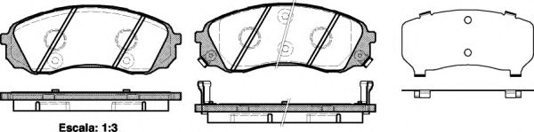 Гальмівні колодки дискові HYUNDAI арт. 2129102