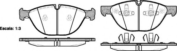 Гальмівні колодки дискові BREMBO арт. 2129800