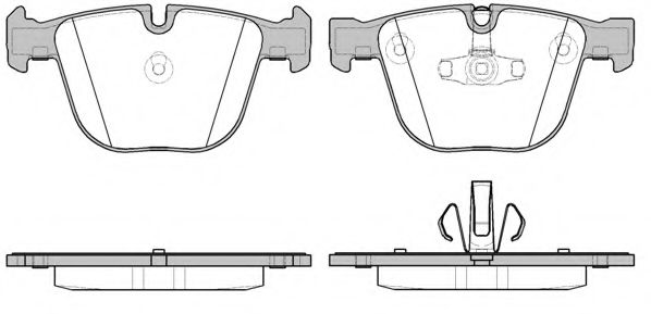 Гальмівні колодки дискові BREMBO арт. 289220