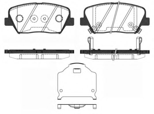 Гальмівні колодки дискові FRICTION MASTER арт. 2141202