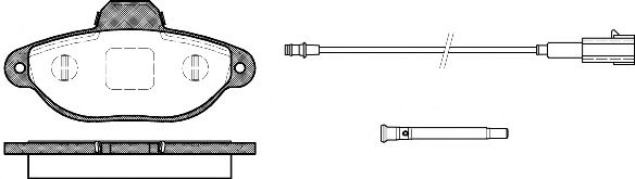 Гальмівні колодки дискові BREMBO арт. 241421