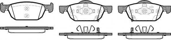 Гальмівні колодки дискові BOSCH арт. 2138402