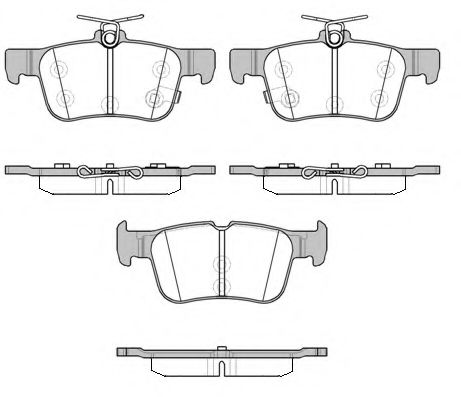 Гальмівні колодки дискові ABS арт. 2155112