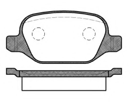 Гальмівні колодки дискові BREMBO арт. 272710