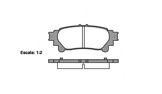 Гальмівні колодки дискові BREMBO арт. 2139500