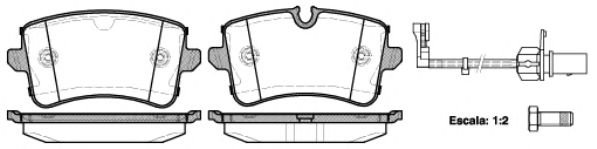 Гальмівні колодки дискові BREMBO арт. 2134310