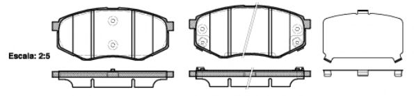 Гальмівні колодки дискові BOSCH арт. 2142602