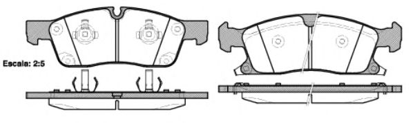 Гальмівні колодки дискові FRICTION MASTER арт. 2143002