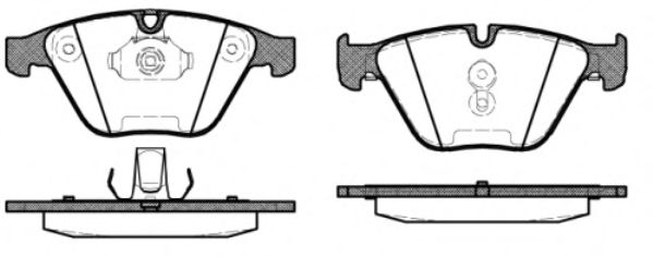 Гальмівні колодки дискові BREMBO арт. 285730