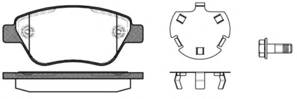 Гальмівні колодки дискові BOSCH арт. 285830