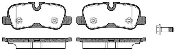 Гальмівні колодки дискові LANDROVER арт. 2115910