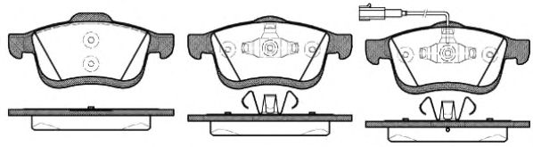 Гальмівні колодки дискові BREMBO арт. 2118301