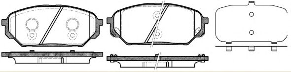 Гальмівні колодки дискові FRICTION MASTER арт. 2132212