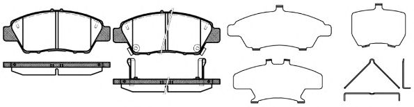 Гальмівні колодки дискові BREMBO арт. 2135802