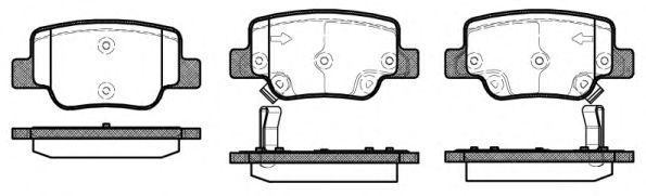 Гальмівні колодки дискові BREMBO арт. 2145202