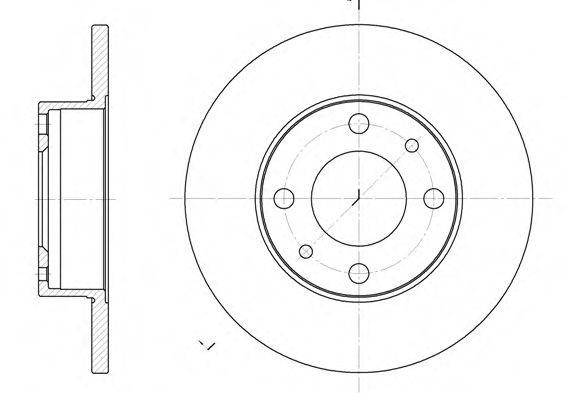 Гальмівний диск BREMBO арт. 603000